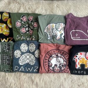 Women’s Ivory Ella And Paws Shirts Size Small